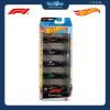 Bộ đồ chơi mô hình xe Hot wheels F1 Racing 5 Pack Cars Set