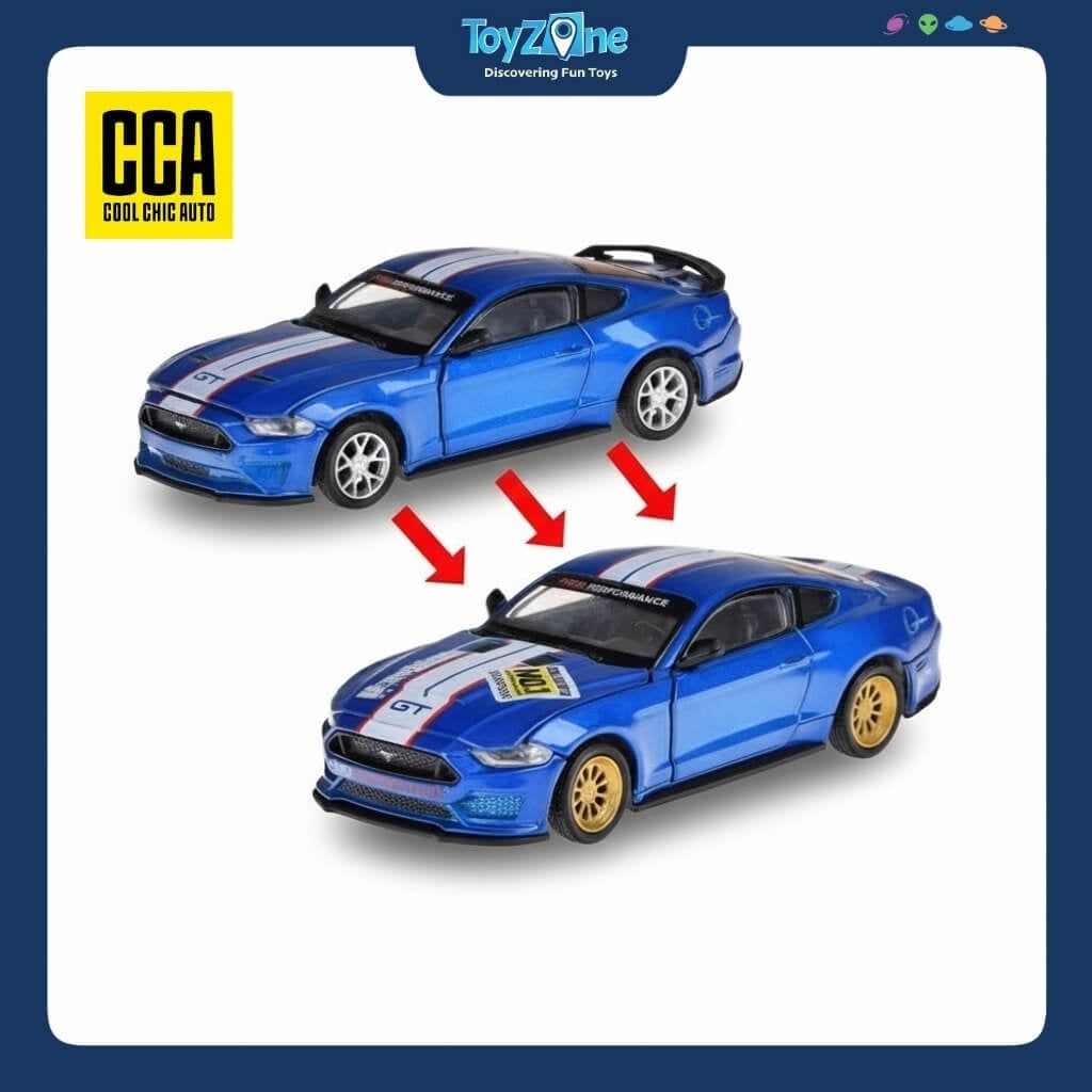 Bộ lắp ráp mô hình xe Ford Mustang GT 2018 Model Kit 1:42 CCA