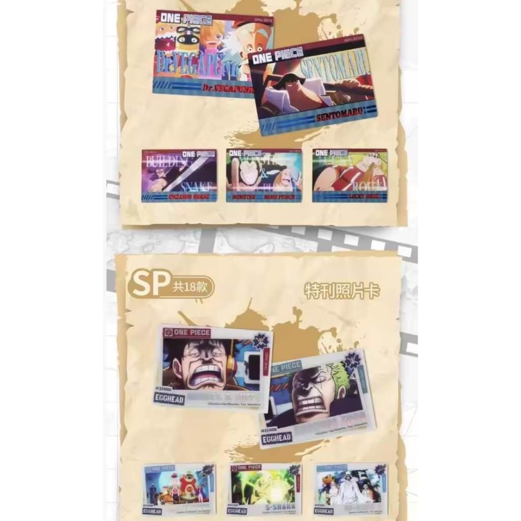 Bộ thẻ sưu tập One Piece Light and Shadow Collectible Cards KABAO