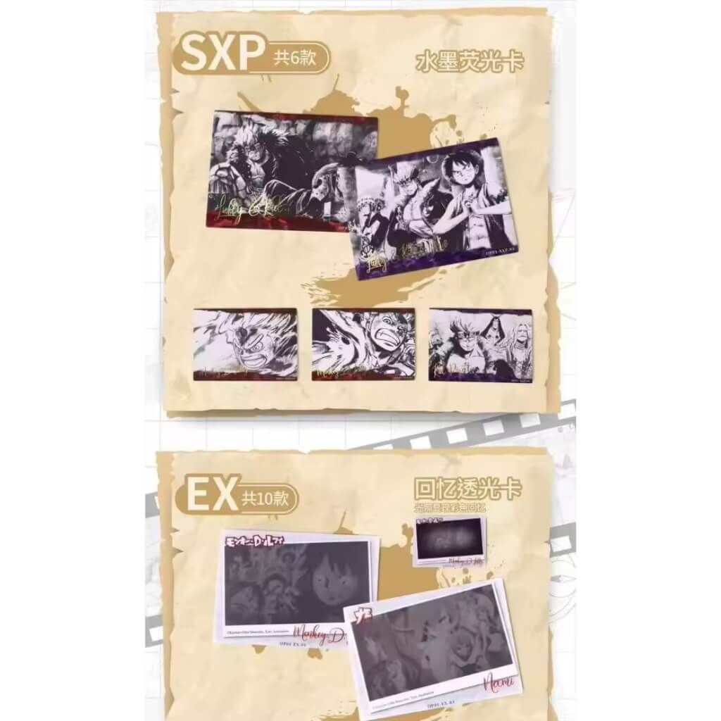 Bộ thẻ sưu tập One Piece Light and Shadow Collectible Cards KABAO
