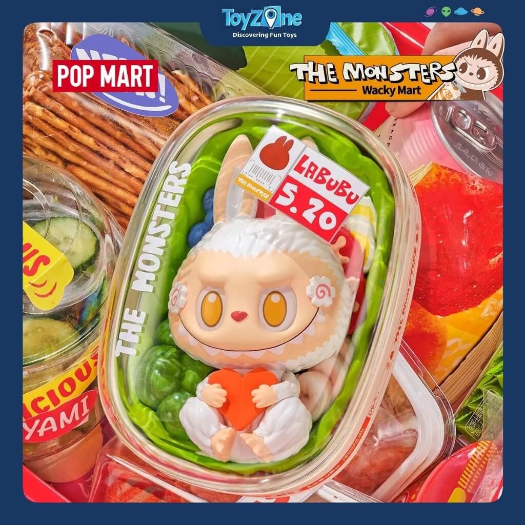 Mô hình đồ chơi Blind box Labubu The Monsters Wacky Mart ( Siêu Thị Kỳ Lạ ) Series Figures POP MART