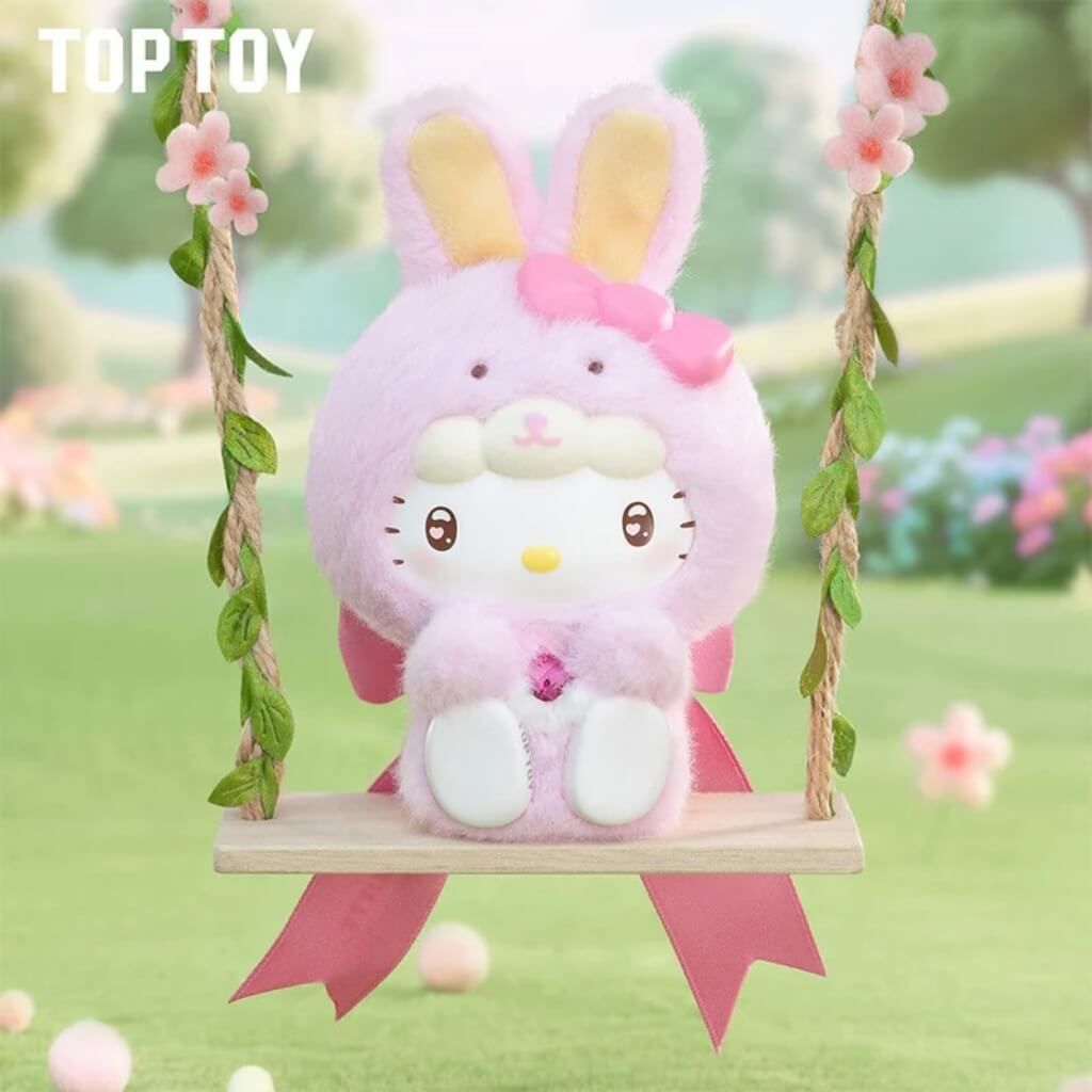 Mô hình Blind box Móc khóa Gấu bông Sanrio Characters Diamond Bunny Baby Series TOP TOY