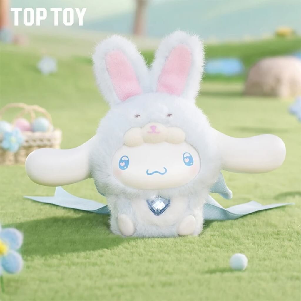Mô hình Blind box Móc khóa Gấu bông Sanrio Characters Diamond Bunny Baby Series TOP TOY