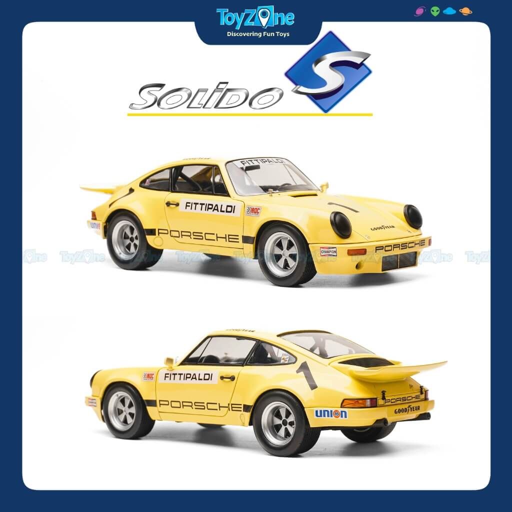 Mô hình xe Porsche 911 Carrera RSR 3.0 IROC 1974 1:18 SOLIDO
