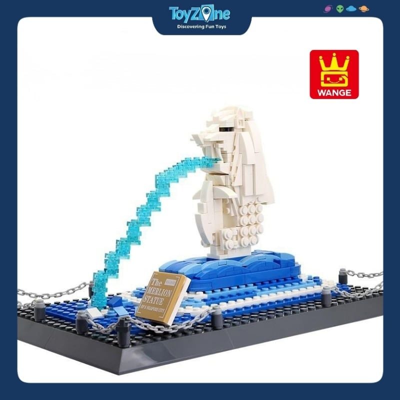 Bộ đồ chơi lắp ráp mô hình Công Trình Kiến Trúc Wange