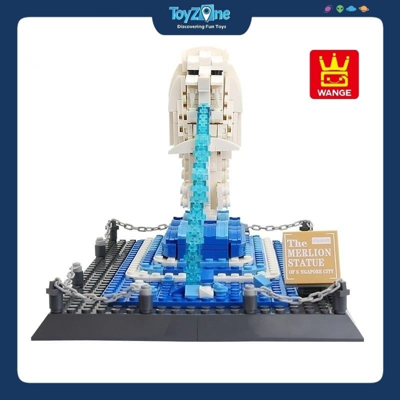 Bộ đồ chơi lắp ráp mô hình Công Trình Kiến Trúc Wange