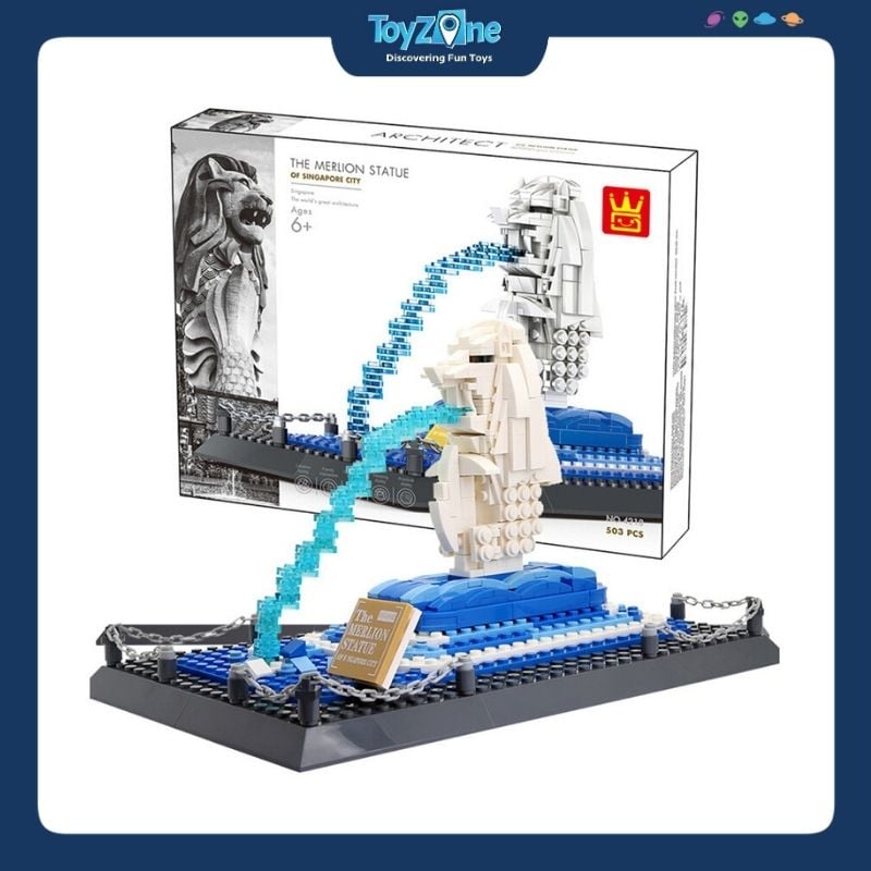 Bộ đồ chơi lắp ráp mô hình Công Trình Kiến Trúc Wange