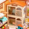 Mô hình lắp ráp nhà nhựa DIY Ngôi Nhà Ấm Áp Của Furry Rolife Super Creator Furry Friends' Home DW027 ROBOTIME