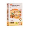 Mô hình lắp ráp nhà nhựa DIY Ngôi Nhà Ấm Áp Của Furry Rolife Super Creator Furry Friends' Home DW027 ROBOTIME