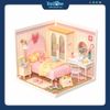 Mô hình lắp ráp nhà nhựa DIY Phòng Ngủ Hồng Đáng Yêu Rolife Super Creator Lovely Pink Bedroom DW016 ROBOTIME