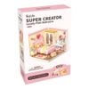Mô hình lắp ráp nhà nhựa DIY Phòng Ngủ Hồng Đáng Yêu Rolife Super Creator Lovely Pink Bedroom DW016 ROBOTIME