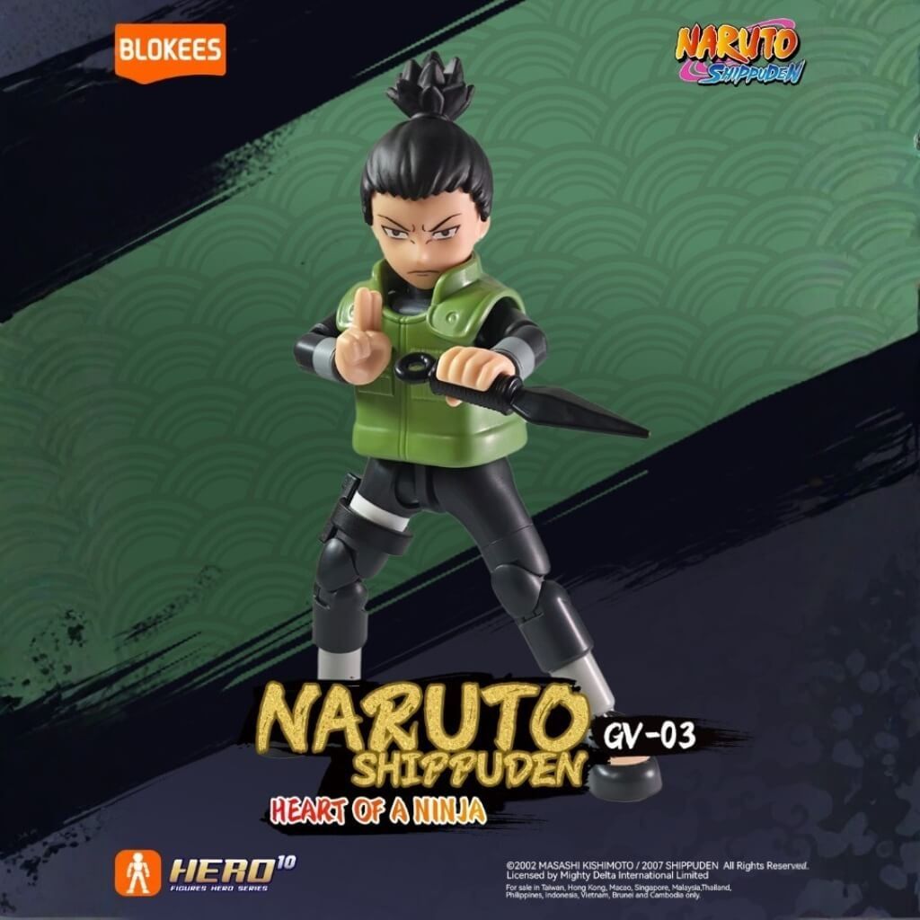 Mô hình đồ chơi Lắp ráp Blind box Naruto Shippuden GV03 Heart Of A Ninja BLOKEES