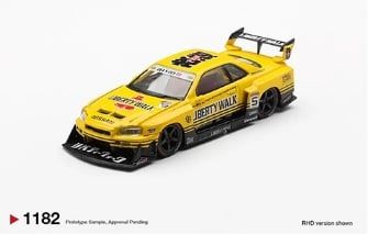 Mô hình xe Nissan LB-ER34 Super Silhouette SKYLINE 1:64 MiniGT