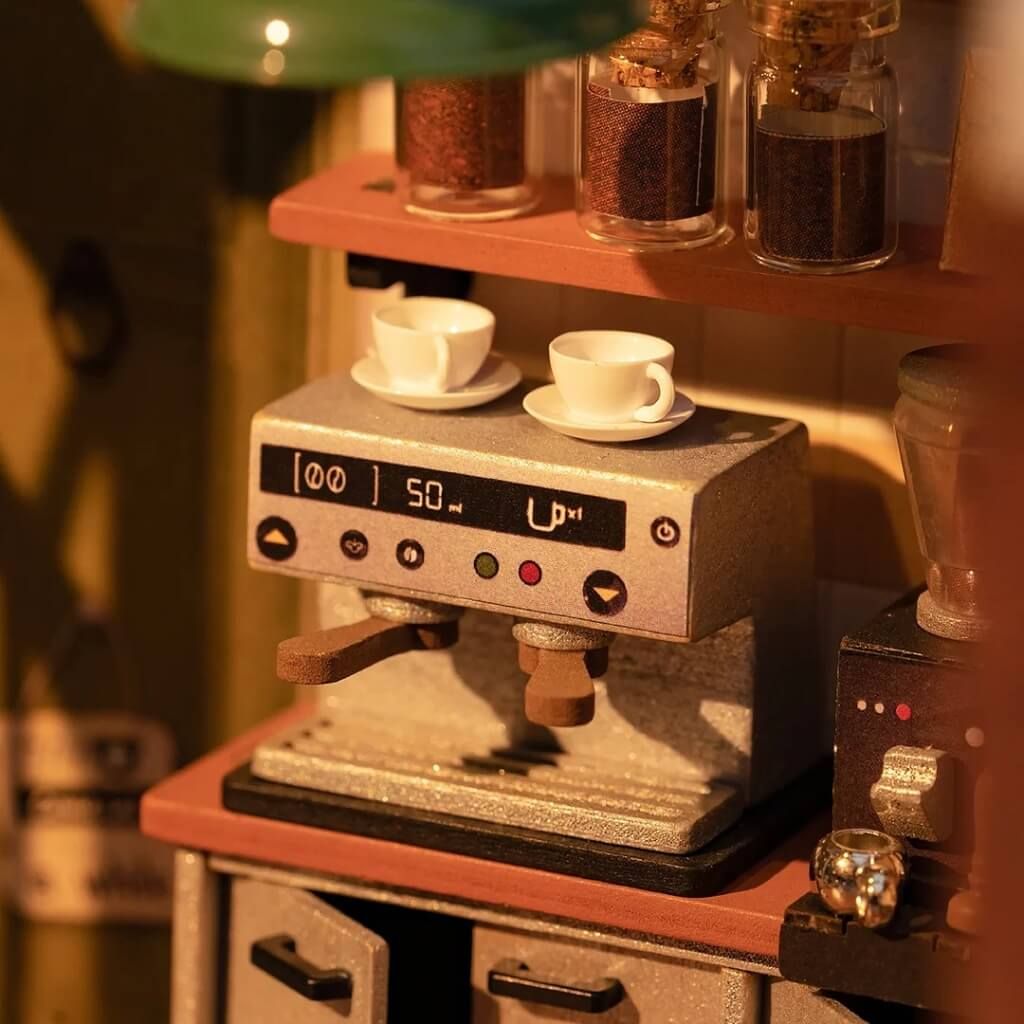 Mô hình lắp ráp nhà gỗ DIY Quán Cà Phê Số 17 Rolife No.17 Café ROBOTIME