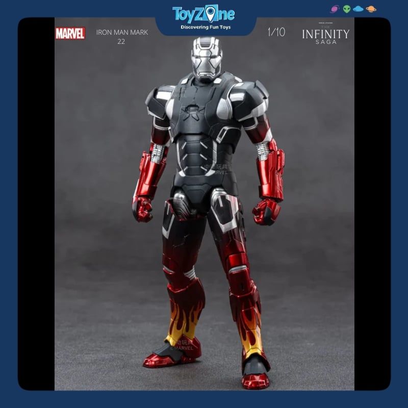 Mô hình Iron Man Mark 22 ( MK22 ) Hotrod 1:10 ZD TOYS
