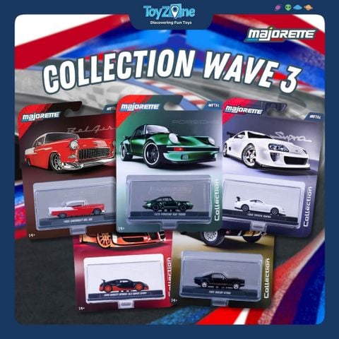 Đồ chơi mô hình xe Collection Wave 3 MAJORETTE
