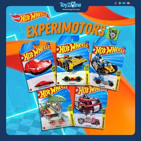 Đồ chơi mô hình xe Hot Wheels Experimotors chính hãng