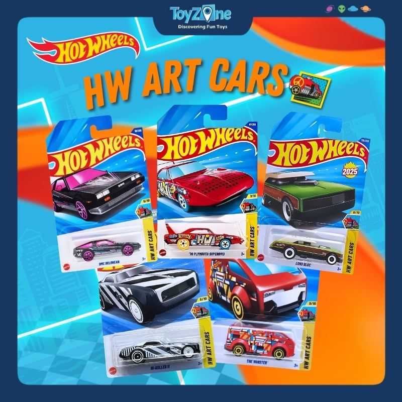 Đồ chơi mô hình xe Hot Wheels HW Art Cars chính hãng