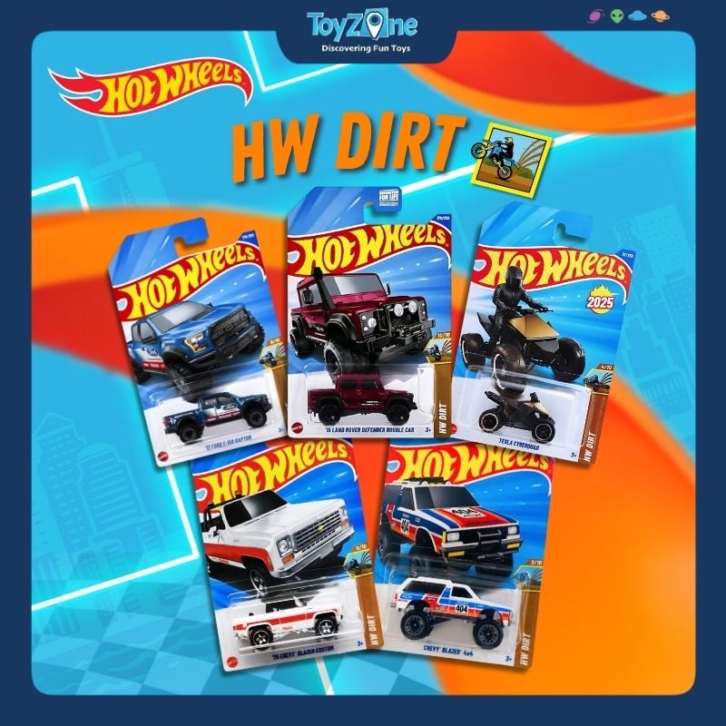  Đồ chơi mô hình xe Hot Wheels HW Dirt chính hãng 