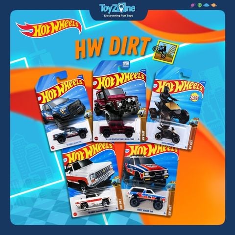 Đồ chơi mô hình xe Hot Wheels HW Dirt chính hãng