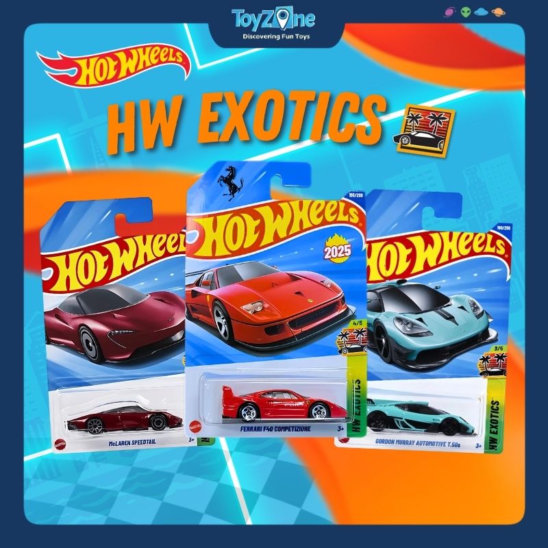 Đồ chơi mô hình xe Hot Wheels HW EXOTICS chính hãng