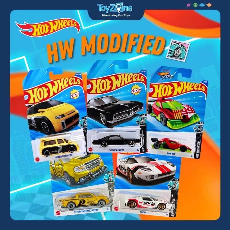 Đồ chơi mô hình xe Hot Wheels HW Modified chính hãng