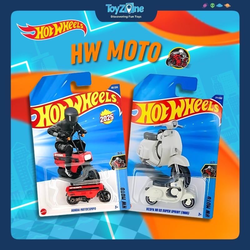  Đồ chơi mô hình xe Hot Wheels HW Moto chính hãng 