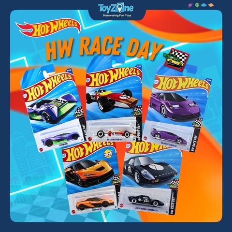 Đồ chơi mô hình xe Hot Wheels HW Race Day chính hãng