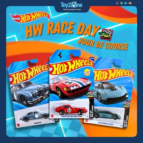 Đồ chơi mô hình xe Hot Wheels Race Day Jour De Course chính hãng