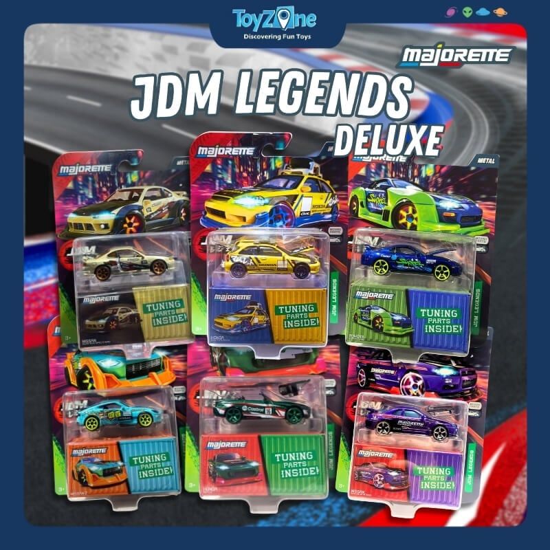 Đồ chơi mô hình xe JDM Legends Deluxe Cars MAJORETTE