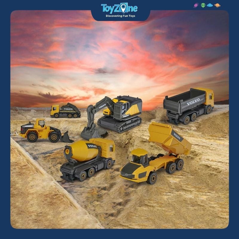 Đồ chơi mô hình xe Volvo Construction Premium MAJORETTE