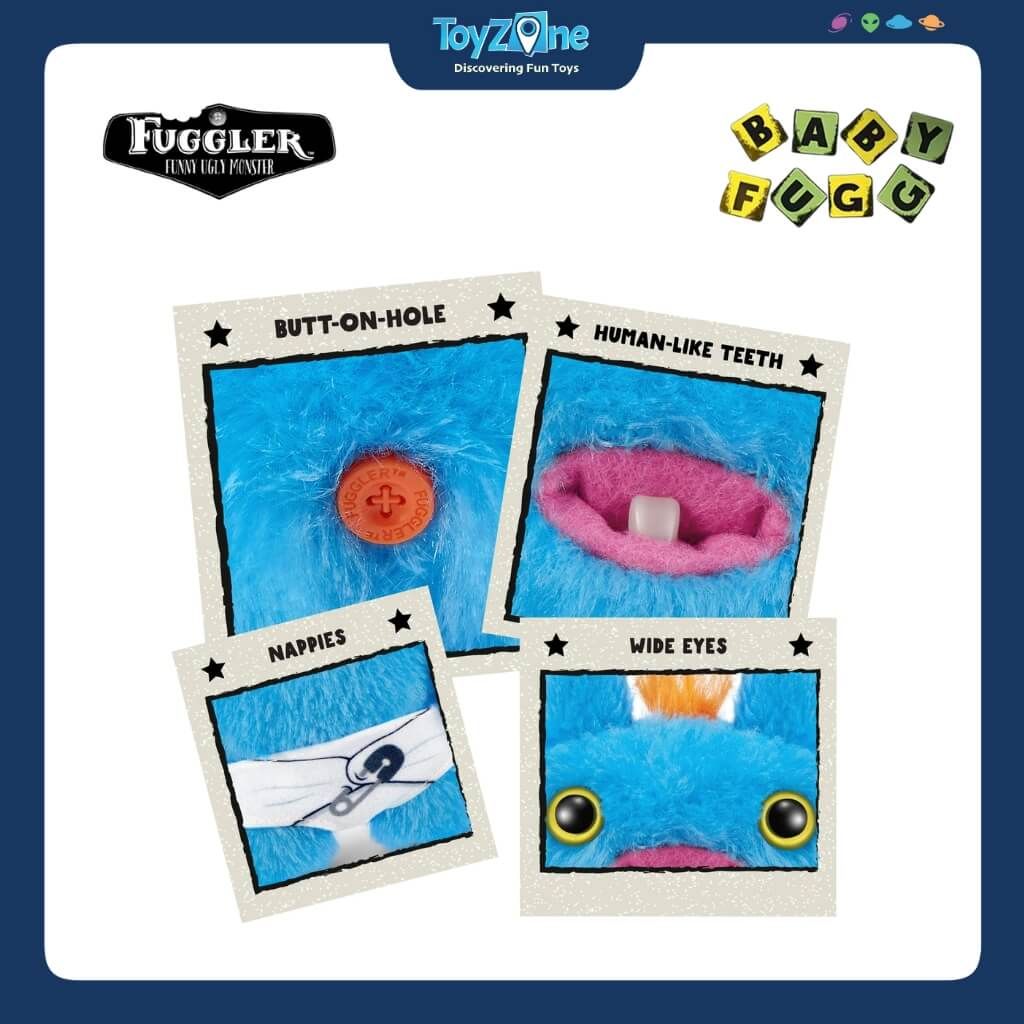 Mô hình đồ chơi sưu tầm Fuggler Baby Fuggs Ver 3 3.5inch ZURU TOYS