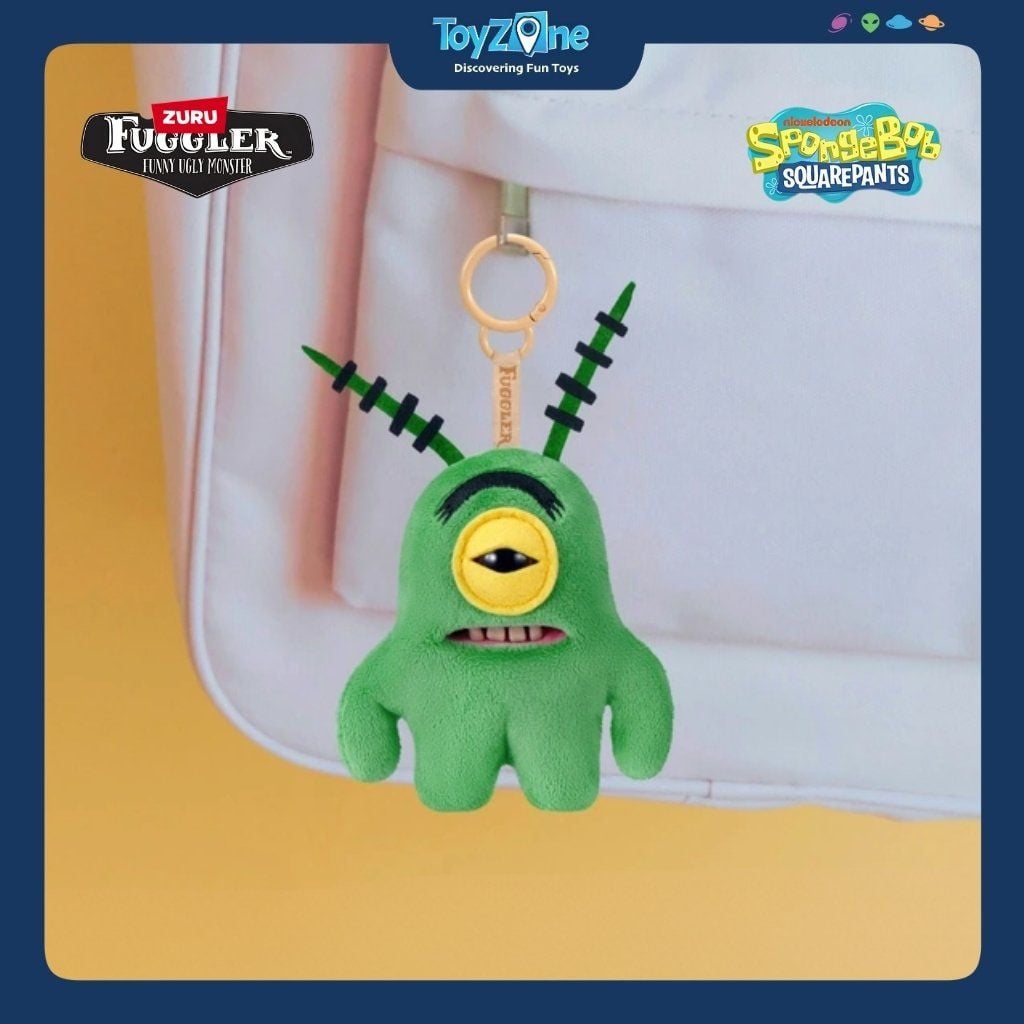 Mô Hình Đồ Chơi Sưu Tầm Móc Khoá Fuggler Spongebob Keyrings 5inch ZURU TOYS