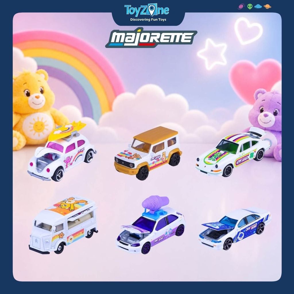 Đồ Chơi Xe Mô Hình MAJORETTE Care Bears Blind Box
