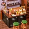 Mô hình lắp ráp nhà nhựa DIY Quán Rượu Sôi Động Rolife Leisurely Cheers Bar DW012 ROBOTIME