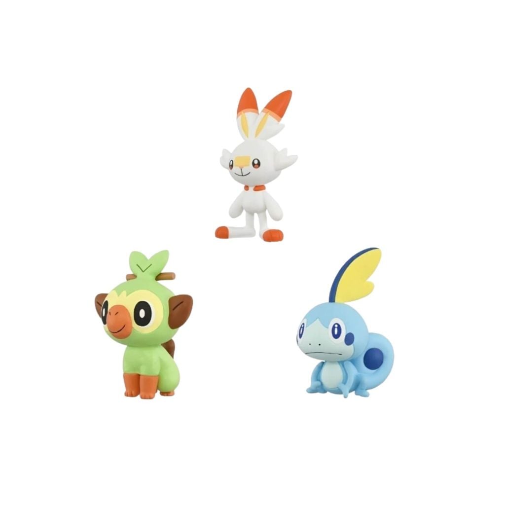 Mô hình Pokémon Moncolle 30th Anniversary Galar Starter Set TAKARA TOMY