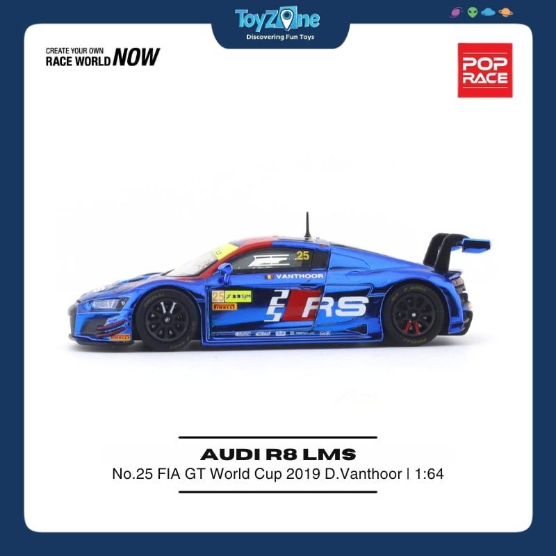 Mô hình xe Audi R8 LMS 1:64 Pop Race