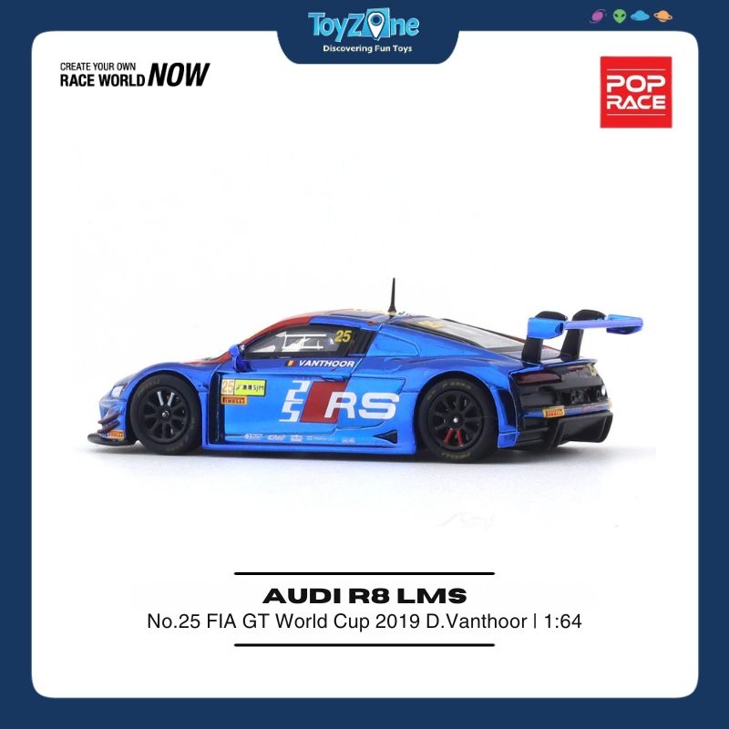Mô hình xe Audi R8 LMS 1:64 Pop Race