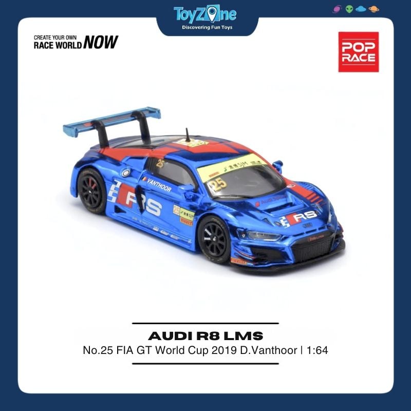 Mô hình xe Audi R8 LMS 1:64 Pop Race