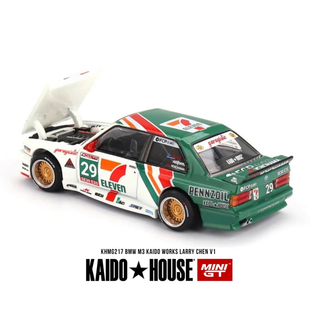 Mô hình xe BMW M3 ( E30 ) 1:64 KAIDO HOUSE x MiniGT