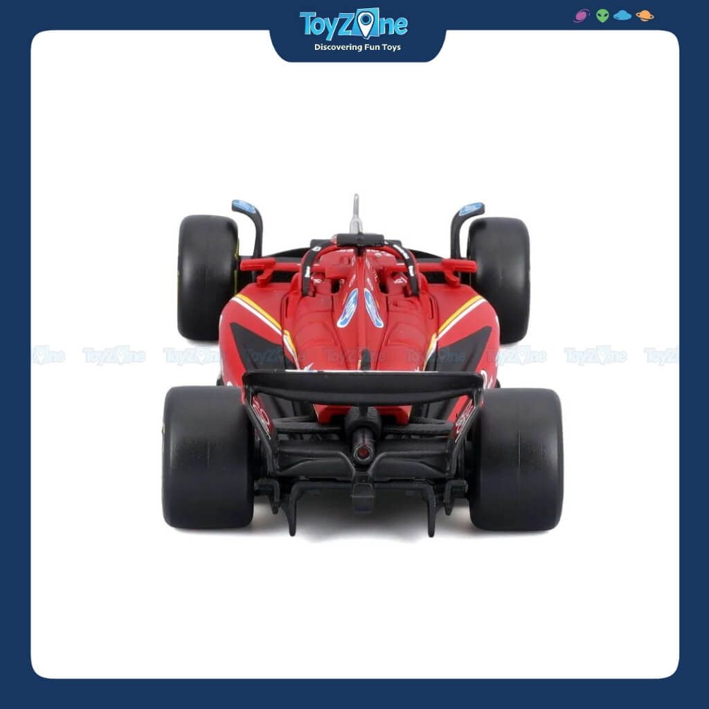 Mô hình xe F1 Ferrari SF-24 có nón bảo hiểm 1:43 BBURAGO