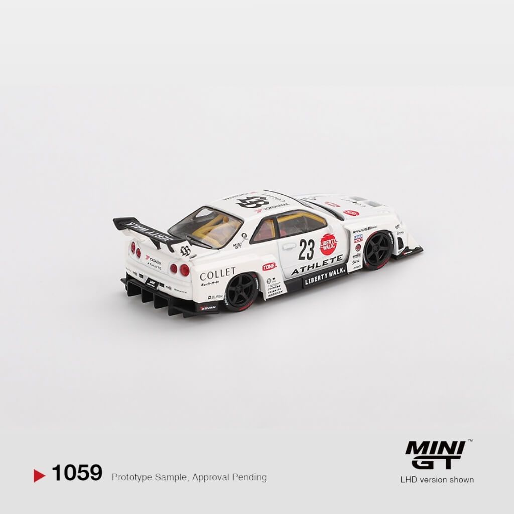 Mô hình xe Nissan LB-ER34 Super Silhouette SKYLINE 1:64 MiniGT