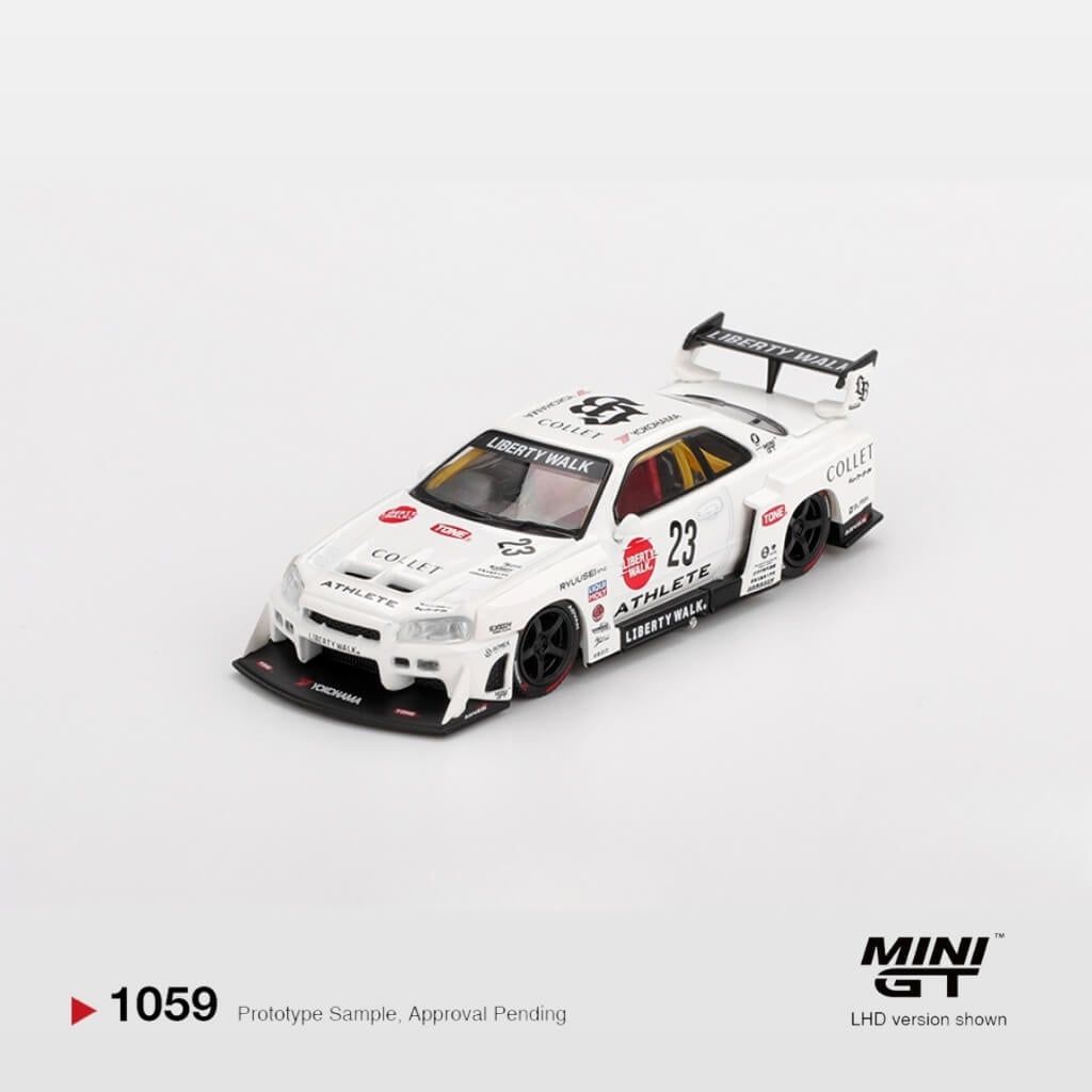 Mô hình xe Nissan LB-ER34 Super Silhouette SKYLINE 1:64 MiniGT