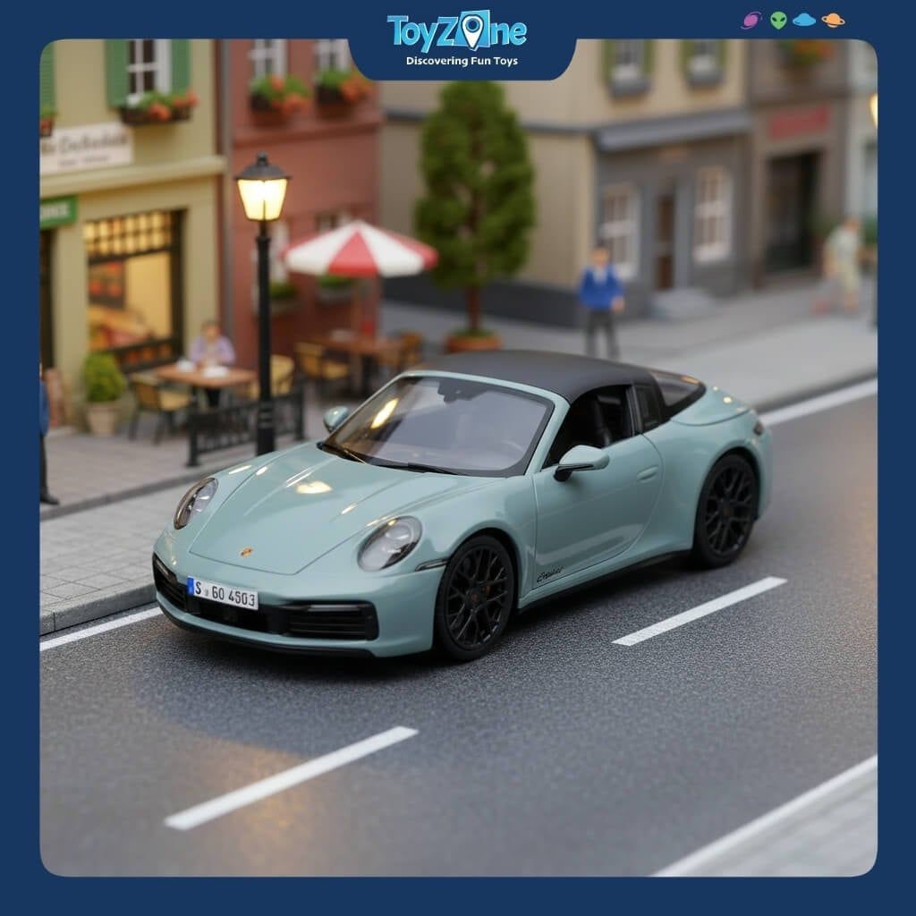 Mô hình xe Porsche 911 ( 992.2 ) Targa 4 GTS Hybrid 2025 1:18 MAISTO