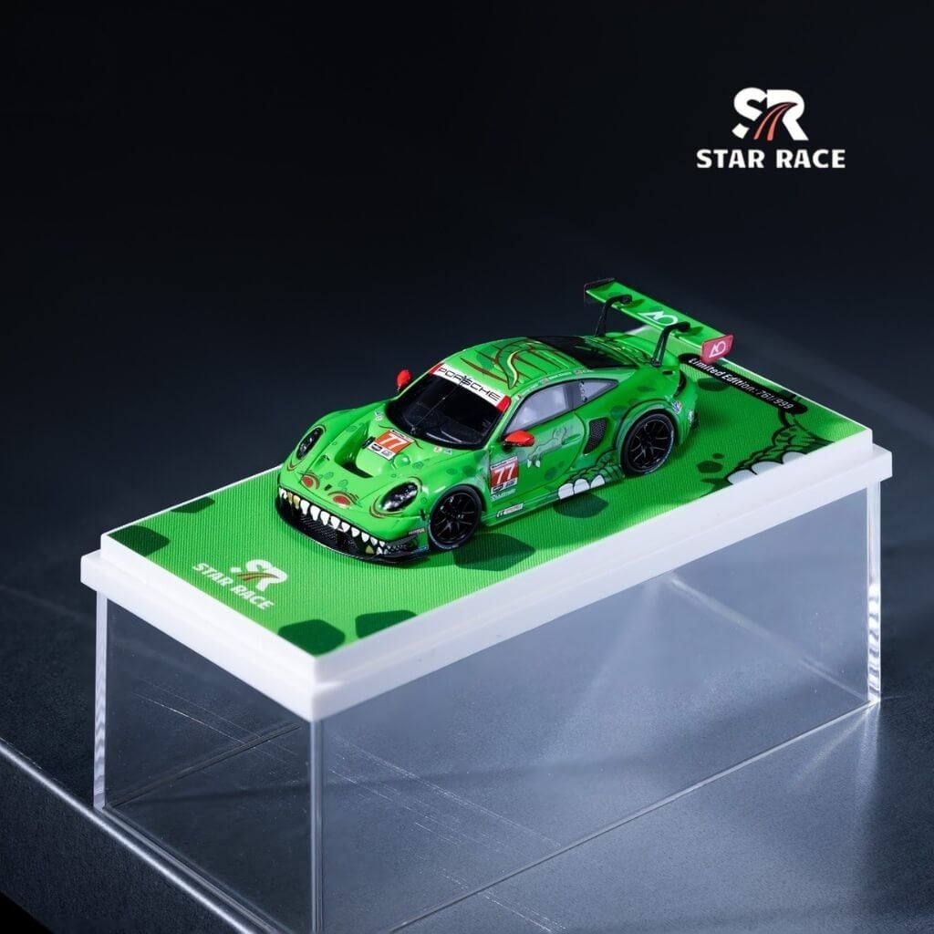 Mô hình xe Porsche 911 GT3 R Tyrannosaurus 1:64 Star Race