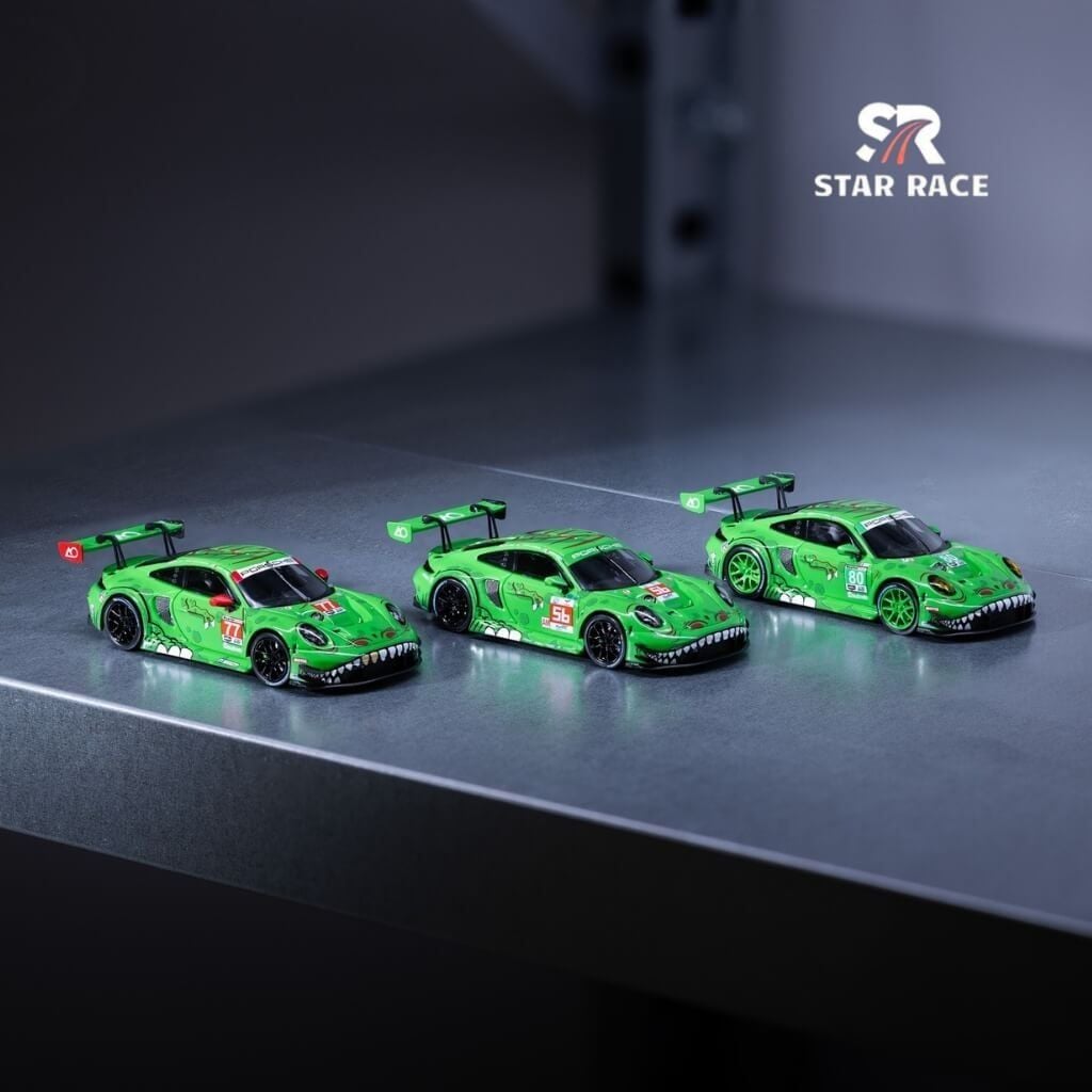 Mô hình xe Porsche 911 GT3 R Tyrannosaurus 1:64 Star Race