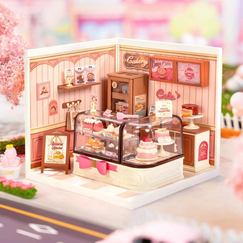 Mô hình lắp ráp nhà nhựa DIY Cửa Hàng Bánh Ngọt Rolife Super Creator Tasty Cake Shop DW019B ROBOTIME