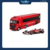 Mô hình xe tải Iveco S-Way 570 chở xe đua F1 Ferrari SF-24 1:43 BBURAGO