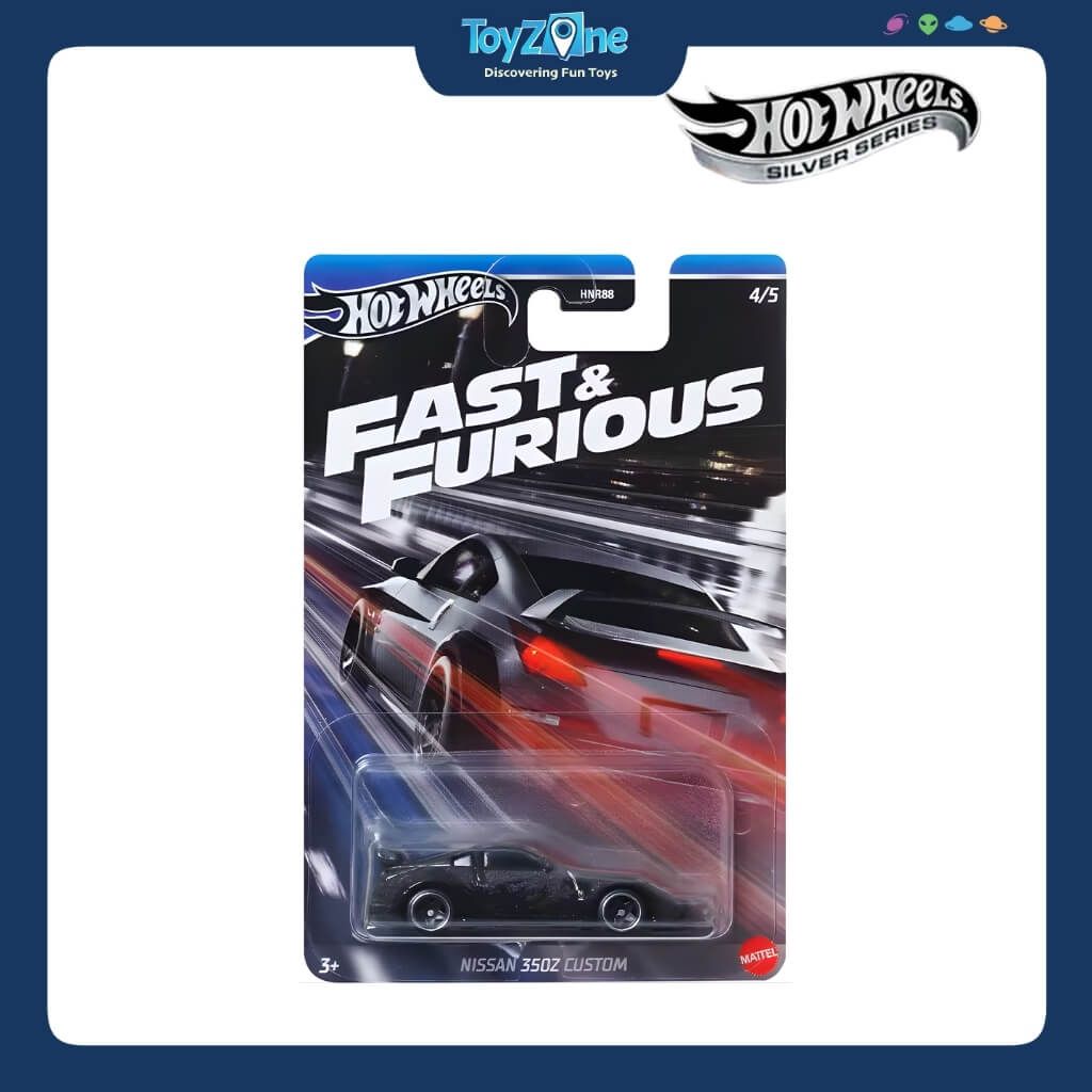 Mô hình xe Hot Wheels Silver Fast And Furious Series chính hãng