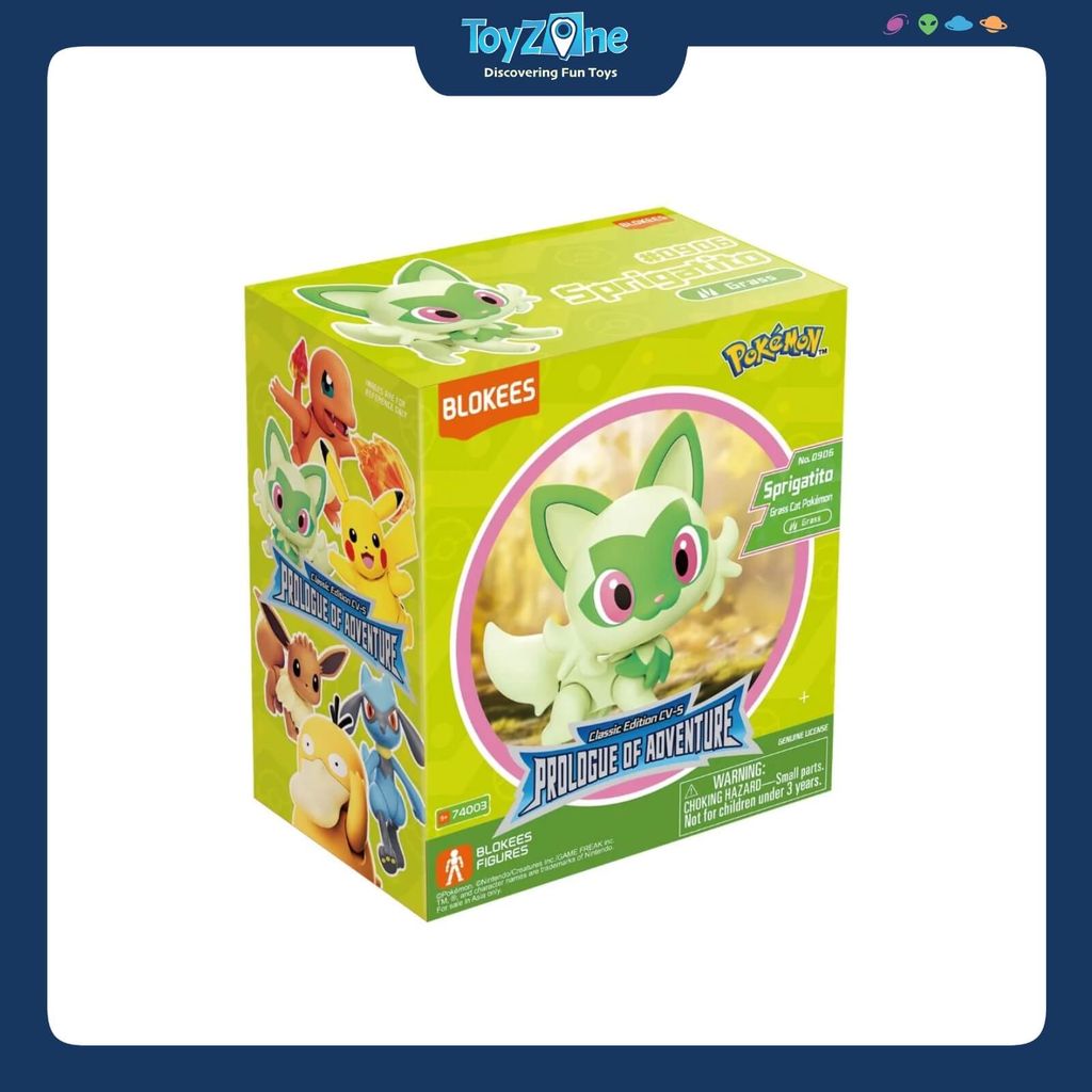 Mô hình lắp ráp Pokemon Sprigatito Classic Class CV-S Prologue of Adventure BLOKEES